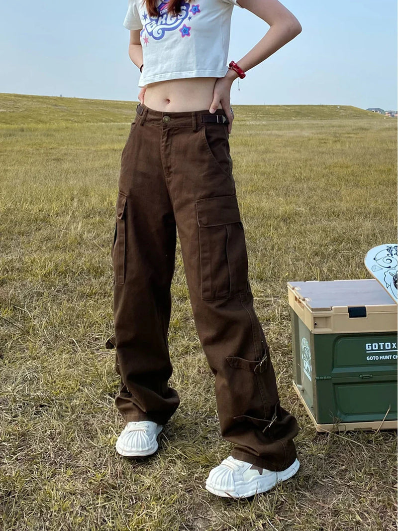Y2K Relaxed Straight Leg Street Pants