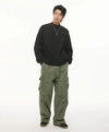 Fermuarlı Basic Sweatshirt, yakın çekim — Navra Wear