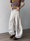 Classic & Sleek Rinse White Relaxed Denim