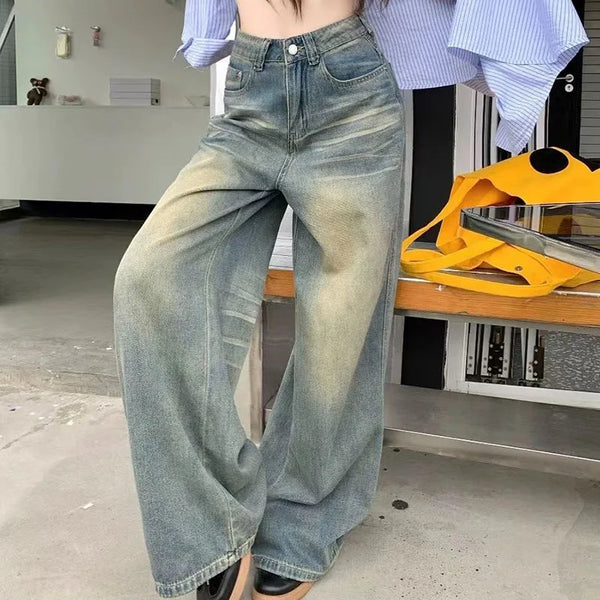 Chic Rinse Button High-Waisted Denim alternatif görünüm