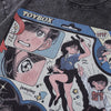 Back-In-Time Retro-Faded Harajuku Style Cartoon T-Shirt