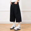 Heritage Black Relaxed Denim Shorts