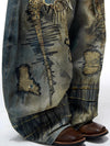 Boyfriend Heritage Stitched Sleek Relaxed Denim
