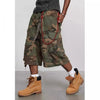 Bleached Camo Destroyed Shorts