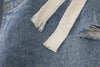 Laid-Back Cinch Denim Shorts