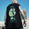 Lemon Visual Print Sleeveless Tank T-Shirt