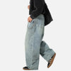 Japanese Style Rinse Splatter Relaxed Fit Denim