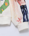Printed Fleece Casual Sweatshirt