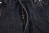 Faded Pintuck Bell Leg Banana Denim