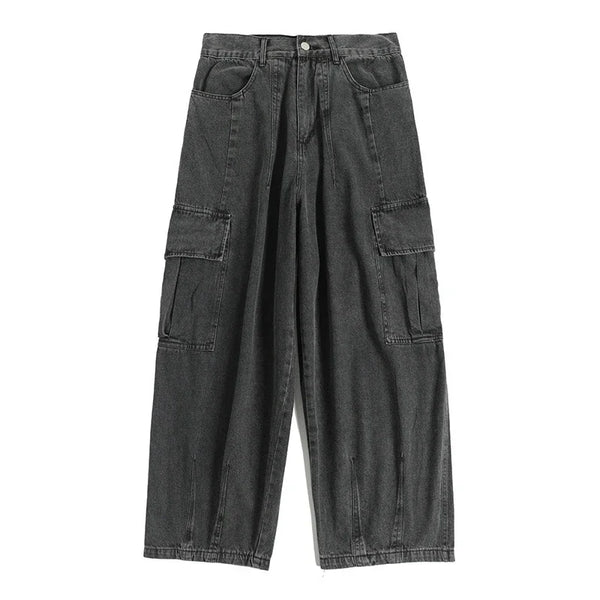 Oversized Metro Denim Street Pants