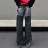 Luxury Cyber Graphic Relaxed Denim