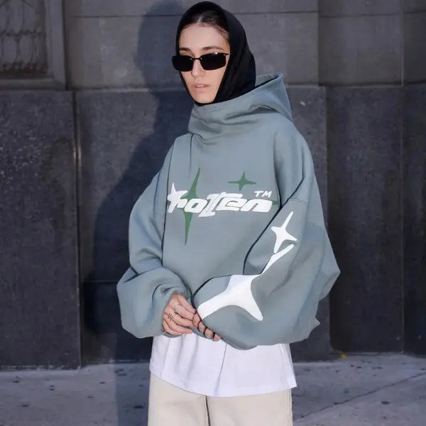 2000s Galactic Flux Sweatshirt alternatif görünüm