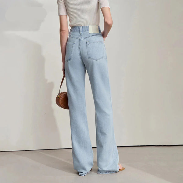 Light Blue Minimalist Summer Denim alternatif görünüm