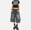 High Quality Straight Fit Field Utility Denim Shorts