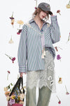 Serotonin Stripe Long Sleeve Knit Top