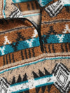 Tribal Print Polar Fleece Top