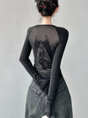 Circa-2000 Sleek Extended-Arm Fitted T-Shirt