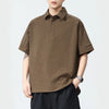 Men's Pro-Quality Weekend Breezy-Cut Fit Collar-Knit T-Shirt