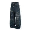 Modern Metro Mosaic Relaxed Bell Leg Denim
