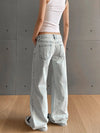 Heritage Low Waist Zipper Button Denim