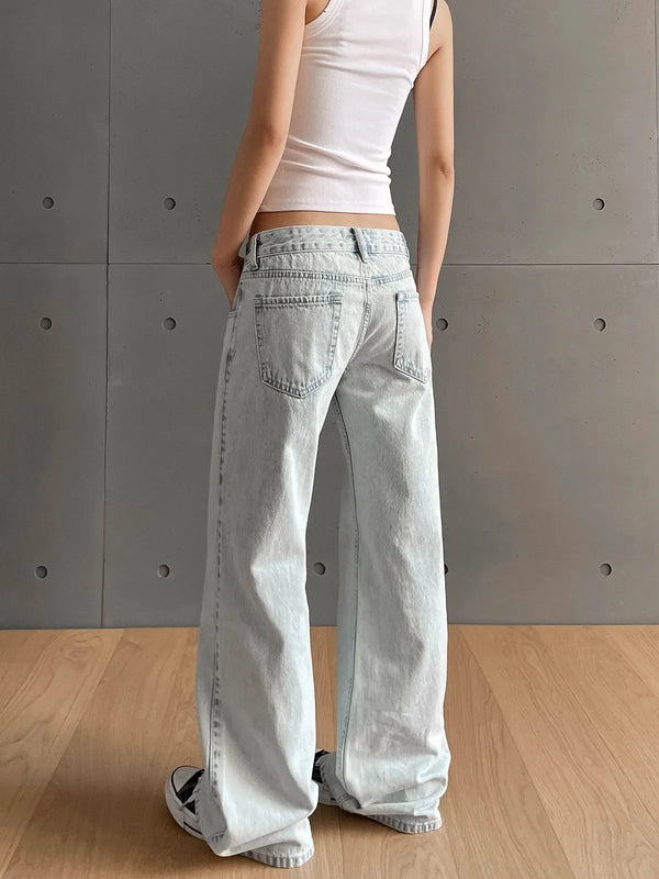 Heritage Low Waist Zipper Button Denim alternatif görünüm