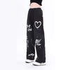 Wide Leg Grafiti Baskılı Jogger, detay görünüm — Navra Wear