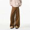 Oversized Cord Straight Trousers