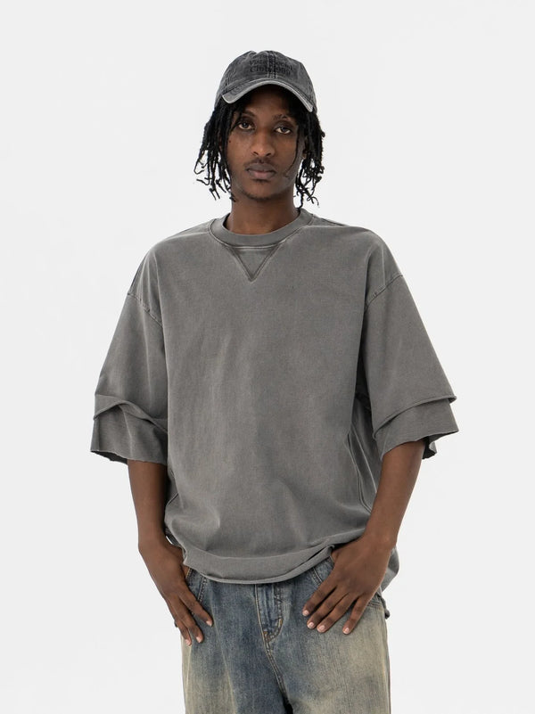 High-Grade Visual Print Cotton T-Shirt alternatif görünüm