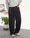 Modern Western Style Plain Tone Bell Leg Denim