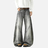 Durable Western 3D Print Bell-Leg Denim
