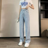 High-Rise Straight Denim