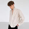 Pearl Inlay Panel Luxury Long Shirt