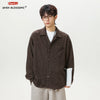 Vintage Oversize Gömlek, model üzerinde — Navra Wear