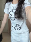 Neck Round Spicy and Sweet T-Shirt