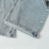Yırtık Detaylı Baggy Jean Pantolon, yakın çekim — Navra Wear