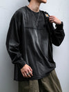 Kanji Worn Print Sweatshirt