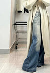2000s Western Style Mosaic Denim