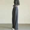 Drape Effect High-Rise Wide-Leg