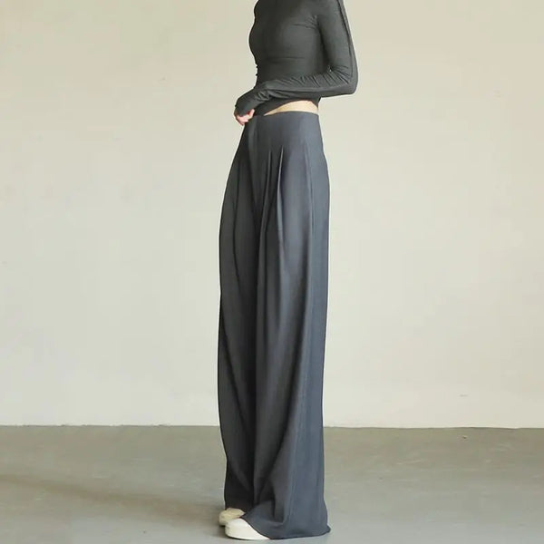 Drape Effect High-Rise Wide-Leg alternatif görünüm