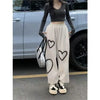 Dark Heart 3D Straight Trousers