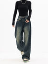 Heritage High-Rise Bell Leg Denim