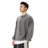 Long-sleeved Pure-Hue Color Wide-Body T-Shirt