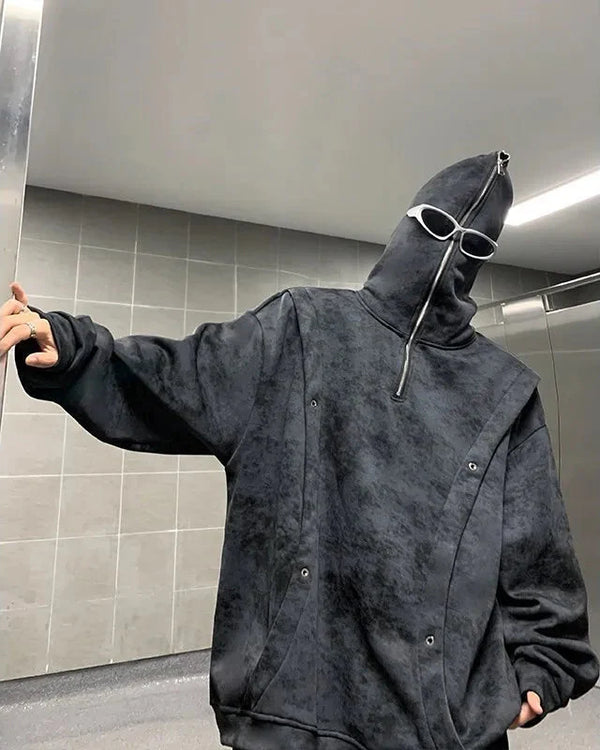 Metro Batik Printed Fleece Sweatshirt alternatif görünüm