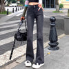 Durable Metro High-Rise Elastic Bell Denim