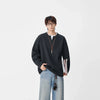 Neck Crew Minimalist Hop Hip Long Sleeve T-Shirt