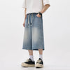 Airy Lightweight High Street Wide Denim Shorts