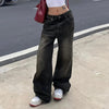 Bol Kesim Jean Pantolon, yan görünüm — Navra Wear
