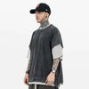 High Street Broken-In Collage-Cut Cotton T-Shirt