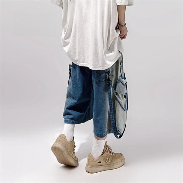 Heritage Urban Beat Rivet Denim Shorts alternatif görünüm