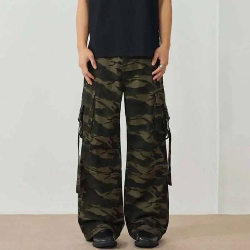 Woodland Military Print Street Pants